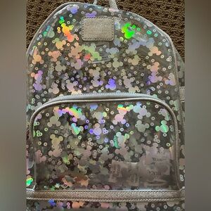 Disney Parks Metallic Mickey Mouse Backpack